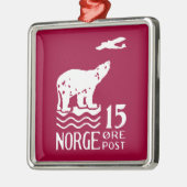 1925年ノルウェー極熊 メタルオーナメント (左)