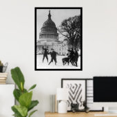 1925年ワシントンDCでの雪の戦い ポスター (ホームオフィス)