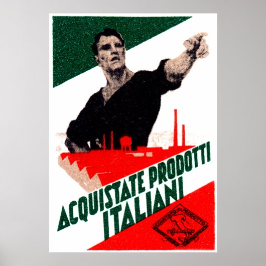 1925年買製イタリアン品ポスター ポスター (正面)