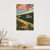 1925年 ボストン&メイン鉄道 誇りを掲げる列車 - ヴィンテージ ポスター (キッチン)