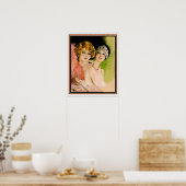 1925画像レビューアールデコプリント-Earl Christy ポスター (キッチン)