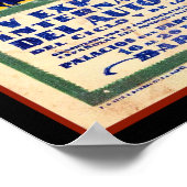 1925 AUTOMOTIVE EXPOSITION VINTAGE ポスター (角)