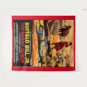 1925 Buffalo Bill, Jr. - Desert Demon movie poster タペストリー (正面(横))