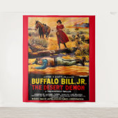 1925 Buffalo Bill, Jr. - Desert Demon movie poster タペストリー (正面)