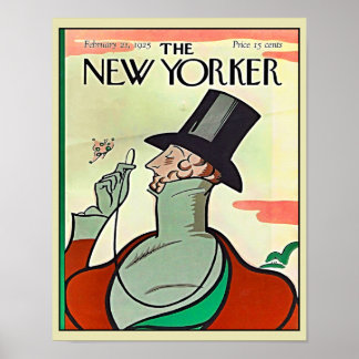 1925 New Yorker Fashion Poster ポスター
