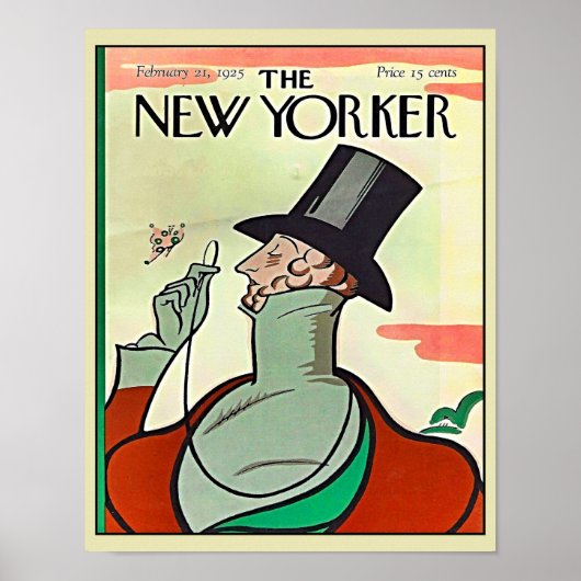 1925 New Yorker Fashion Poster ポスター (正面)