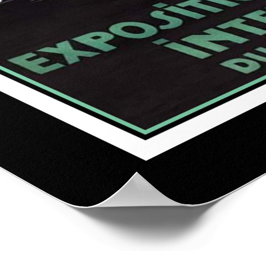 1925 Paris Exposition ポスター (角)