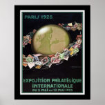 1925 Paris Exposition ポスター<br><div class="desc">1925 Paris Exposition Travel Poster by Geo Dorival 16x20 shown here.</div>