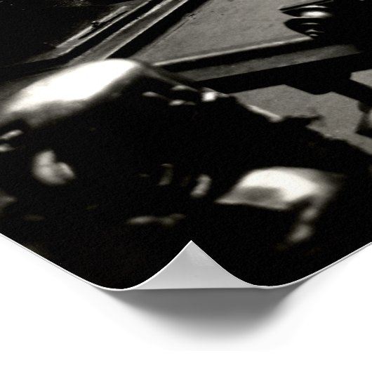 1925 Testing Automobile Motors ポスター (角)