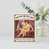 1925 Vintage Enchantress Shoes Flapper Advertising ポストカード (スタンド正面)