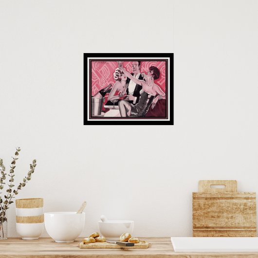 1926アールデコ ポスター (キッチン)