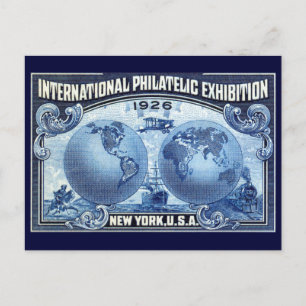 1926フィラ国際的テリック万博ニューヨーク ポストカード