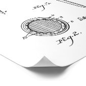 1926ヴィンテージゴルフティー特許芸術プリント ポスター (角)