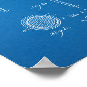 1926ヴィンテージゴルフティー特許青写真アートプリント ポスター (角)