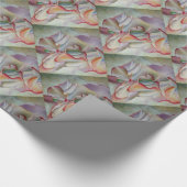 1926ヴィンテージピンクスイートピーズジョージアオキーフェ ラッピングペーパー (角)