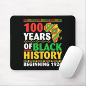 1926年から始まる100年の黒人の歴史の百周年記念 マウスパッド (マウス)