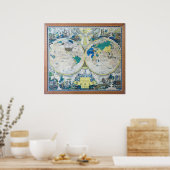 1926年の世界新地図ポスター ポスター (キッチン)