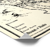 1926年の海賊版禁止マップ ポスター (角)