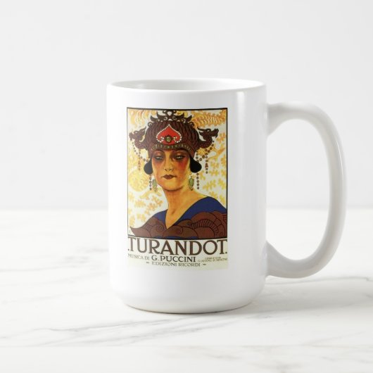 1926年ポスター- Puccini著Turandotの コーヒーマグカップ (右)