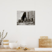 1926年、まだ警察に押収されたムーンシャイン。ヴィンテージ ポスター (キッチン)