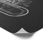 1926 Folding Camera Patent Art Drawing Print ポスター (角)