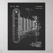 1926 Folding Camera Patent Art Drawing Print ポスター (正面)