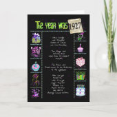 1927の誕生日のおもしろい事実 カード (正面)