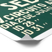 1927サンセバスチャングランプリヴィンテージレース ポスター (角)