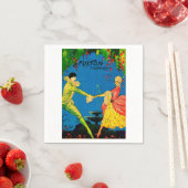 1927フルトン劇場プログラムカバーアート スタンダードカクテルナプキン (インサイチュ)