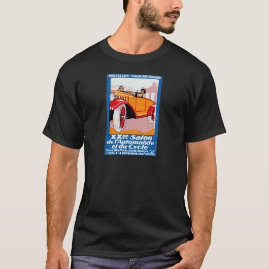 1927ブリュッセル博車の覧会 Tシャツ (正面)