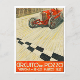 1927ベローナグランプリヴィンテージレース ポストカード