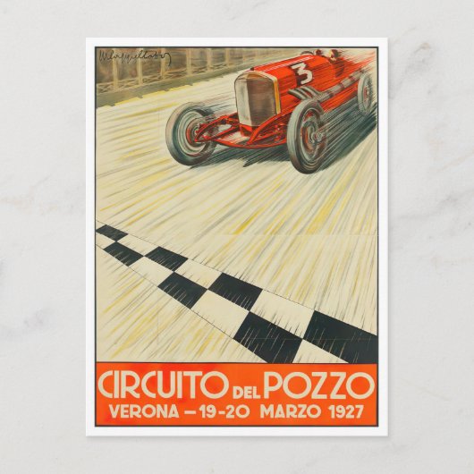 1927ベローナグランプリヴィンテージレース ポストカード (正面)