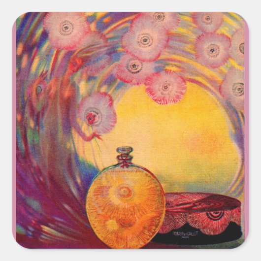 1927ロジャー&ガレット香料広告 スクエアシール (正面)