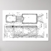 1927ヴィンテージカイロプラクティック表特許芸術プリント ポスター (正面)