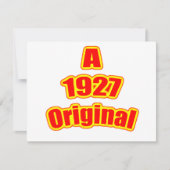 1927元の赤 カード (正面)