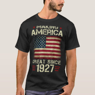 1927年から素晴らしアメリカを作るヴィンテージギフト95th tシャツ