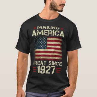 1927年から素晴らしアメリカを作るヴィンテージギフト95th tシャツ
