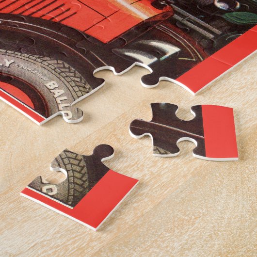 1927年ケリー·スプリングフィールド·タイヤと2人の男が葉巻を持っていた ジグソーパズル (側面)