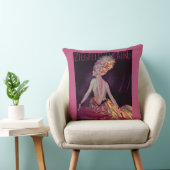 1927年ジーグフェルドシアターカバーアートプリント クッション (椅子)