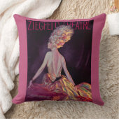 1927年ジーグフェルドシアターカバーアートプリント クッション (ブランケット)