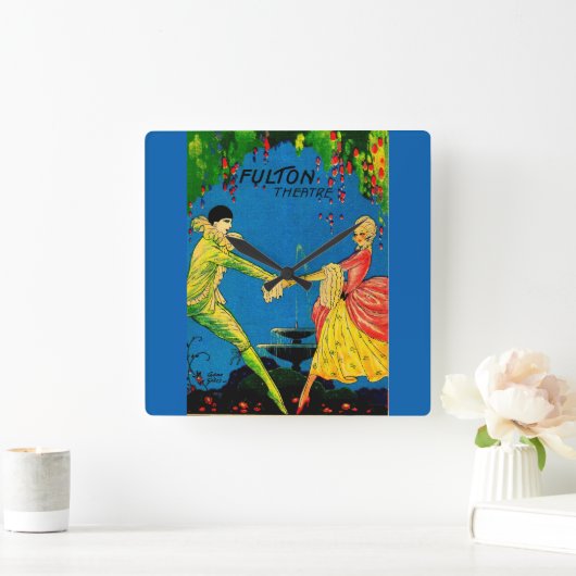 1927年フルトン劇場 スクエア壁時計 (ホーム)