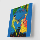 1927年フルトン劇場 スクエア壁時計 (傾斜)