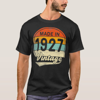 1927年ヴィンテージ 1927年製 95歳の誕生日 95年の歴史 オ Tシャツ