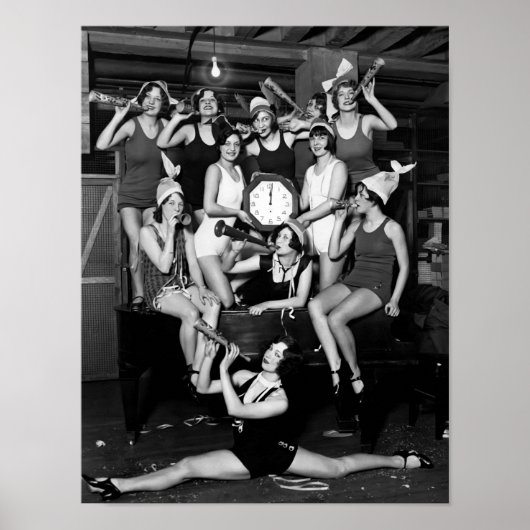 1927年新年禁止パーティー ポスター (正面)