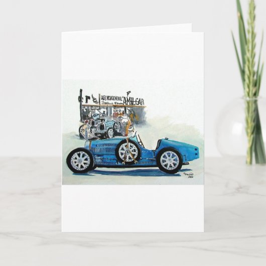 1927 35Cレーサー カード (正面)