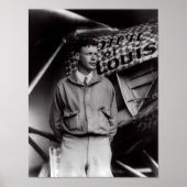 1927 CHARLES LINDBERGH ポスター (正面)