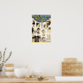 1927 Mack Sennett Studioコメディアン出展者と ポスター (キッチン)