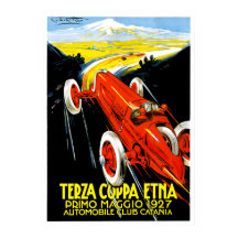 1927 Terza Coppa Etna Auto Road Rally Ad