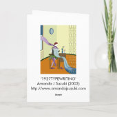 「1927TYPEWRITING」挨拶状 カード (裏面)