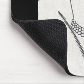 1928アートデコ女性 マウスパッド (コーナー)